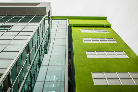 The buildings with green glass.のeditorial素材