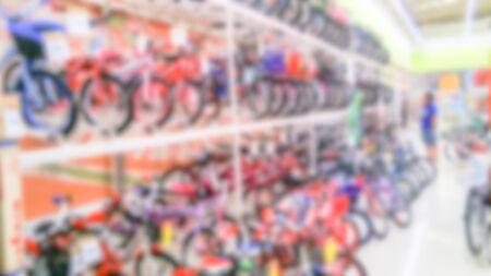 Abstract blurred supermarket - Blurred background of colorful and freshness modern retail, department store or retail store in shopping mall interior for a background, Shopping concept.
の写真素材
