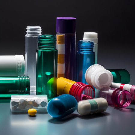 Colorful Medication Packaging in Various Shapesの素材