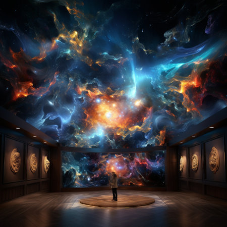 Be prepared to be amazed by this mind-blowing wallpaper titled 'Quasar Quest'. It features a mesmerizing quasar emitting intense light and energy, showcasing the awe-inspiring power and brilliance of this celestial phenomenon. The captivating visual representation will leave viewers in a state of fascination and wonder, as they ponder the mysteries of the universe.の素材