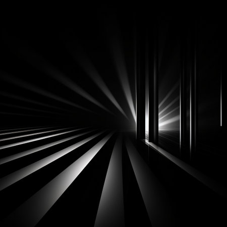 Get ready to be mesmerized by this exquisite photograph that delicately balances light and darkness. Through the artistry of its intricate design, it captures the captivating essence of its subject matter. This abstract minimalistic image is a symphony of striking contrasts, where the interplay between light and darkness takes center stage. It is sure to capture the attention of microstock site users worldwide.の素材