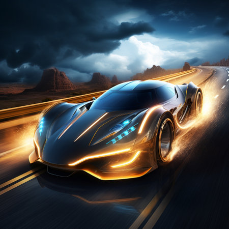 Get ready to experience the ultimate thrill with 'Ride the Lightning: The Futuristic Speed Machine'. This mind-blowing artwork captures the essence of advanced transportation technology and showcases a futuristic vehicle that defies all limits of speed. With sleek lines, groundbreaking design, and cutting-edge features, this unparalleled speed machine is every adrenaline junkie's dream. The art style is perfectly suited for microstock sites, ensuring its compatibility with a wide range of creative projects. Whether you're looking to illustrate the concept of futuristic transportation or embody the spirit of high-speed adventure, this artwork is a must-have in the 'Vehicles & Transport' category.の素材
