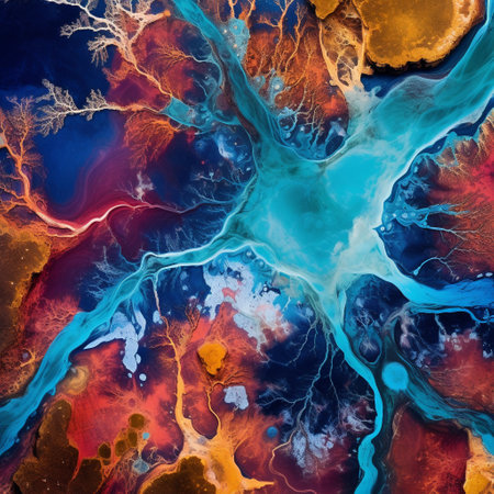 Experience the awe-inspiring beauty of our planet with this vibrant satellite image. Captured from space, this cosmic kaleidoscope presents a mesmerizing view of Earth like never before. It showcases the intricate patterns and colors that define our planet, showcasing its diverse landscapes, bodies of water, and atmospheric phenomena. Whether you're an enthusiast of satellite imagery or simply captivated by the wonders of our planet, this snapshot offers a unique perspective that will leave you in awe.の素材