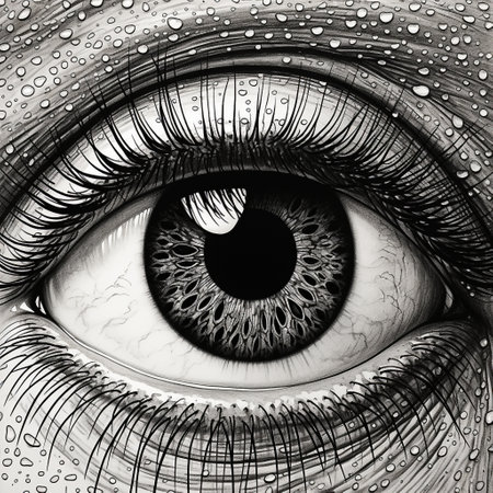 Experience the captivating allure of the Eyes of Mystery, a mesmerizing monochromatic artwork inspired by the pointillism art style. The focal point of this composition is the intricate details of the eyes, beautifully contrasting light and shadows, and evoking a sense of mystery and intrigue. The eyes, regardless of their type or species, express emotions such as curiosity, intrigue, and a touch of magical allure. Be prepared to be enthralled and enchanted by the enigmatic charm of the Eyes of Mystery.の素材
