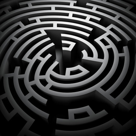 Enter a world of mesmerizing abstraction with Ensnared Intricacy, an artwork that showcases an intricate and captivating labyrinth crafted in the style of abstract minimalism. This visually stunning maze features imaginative and unconventional paths, twisting and turning with a hint of mystery. It evokes a sense of wonder, challenge, and intrigue, leaving viewers captivated and inspired. With its carefully crafted design and mesmerizing beauty, Ensnared Intricacy is a visual masterpiece that stands out and garners attention on microstock sites.の素材