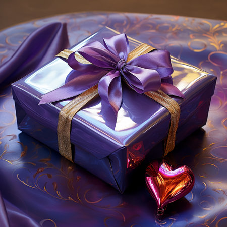 Experience the magic of heartfelt gratitude with this beautifully wrapped gift adorned with a sincere sentiment. The contemporary art style of this image brings vibrant colors and intricate details to life, making it stand out on microstock sites. Feel the love and appreciation as you witness this heartwarming moment captured in an image that evokes a strong emotional response.の素材