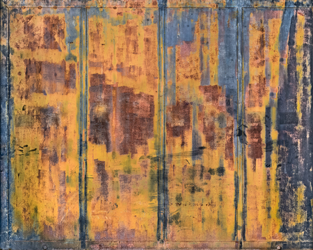 Rusted metal gate, Penang, Malaysiaの写真素材