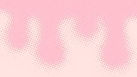Baby pink dotted retro pop art background in comic book style. Funny superhero backdrop mockup, vector illustration eps10のイラスト素材
