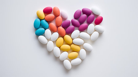 Medication forming heart shapeの素材