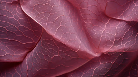 Close up shot highlighting the texture of a flower petalの素材