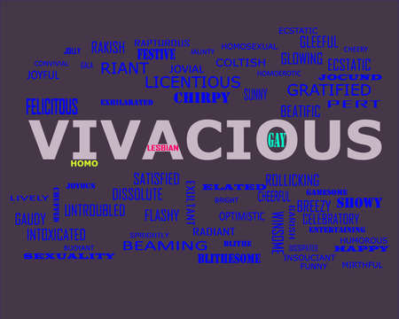 Vivacious word presents human love relation displayed on education text cloud illustration...