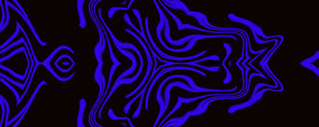 Abstract Blue color Computer generated Fractal design. A fractal is a never-ending pattern. Fractals...