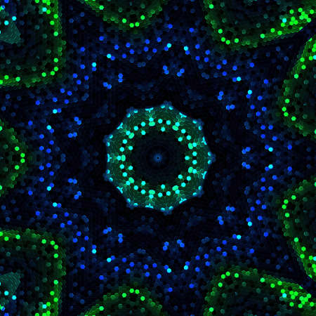 blue color drawing in kaleidoscope pattern - blue color drawing in kaleidoscope pattern for...