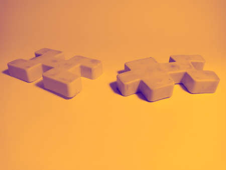 Toy block isolated on white background for marketing and branding promotional purpose background.