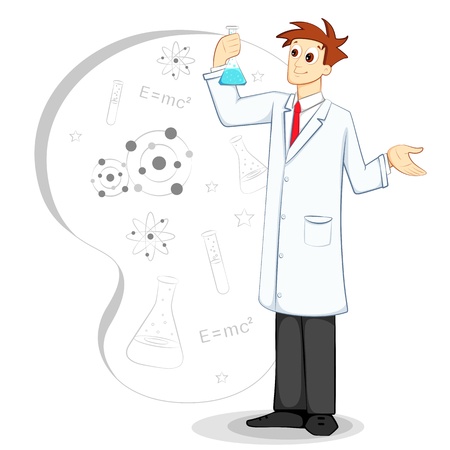 Scientist in Labのイラスト素材