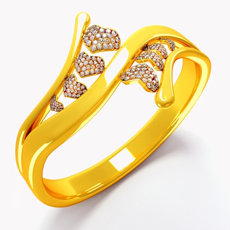 Gold Heart Ring