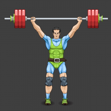 Male Weightlifterのイラスト素材