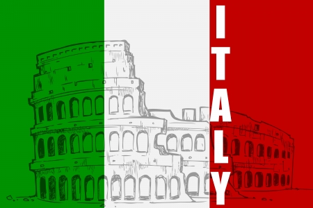 Roman Colosseumのイラスト素材