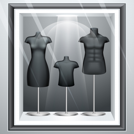 Mannequine in Displayのイラスト素材