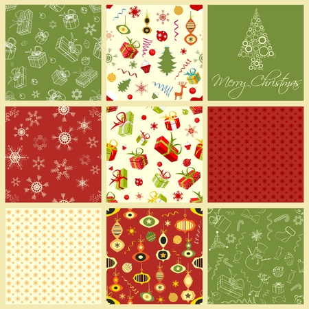 Seamless Christmas Patternのイラスト素材
