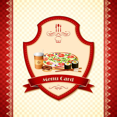 Menu Cardのイラスト素材