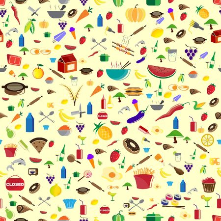 Food Templateのイラスト素材