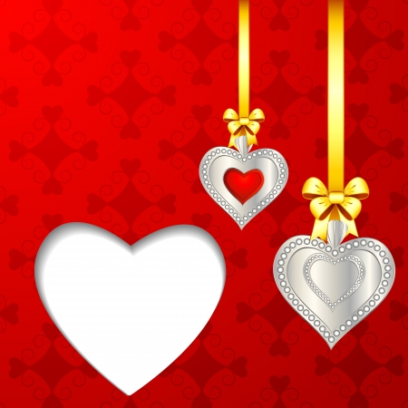 Hanging Heartのイラスト素材