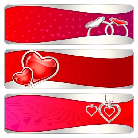 Love Bannerのイラスト素材