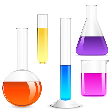 Laboratory Glasswareのイラスト素材