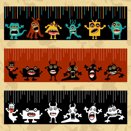 Alien and Monsterのイラスト素材