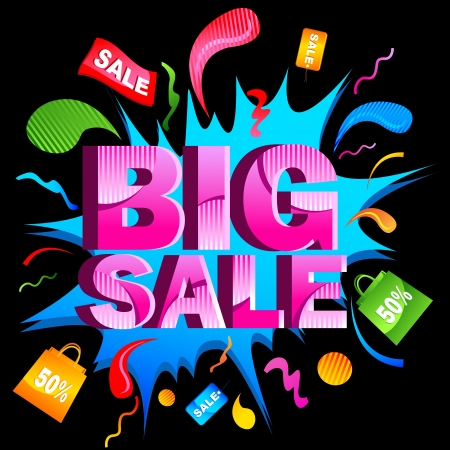 Big Saleのイラスト素材