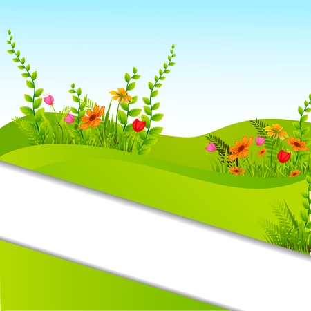 Flower Gardenのイラスト素材
