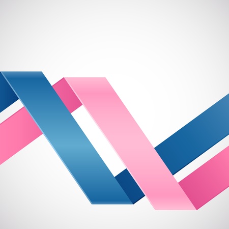 vector illustration of background with colorful origami stripのイラスト素材