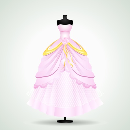 Wedding Gownのイラスト素材