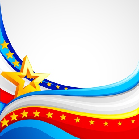 American Flag Backgroundのイラスト素材