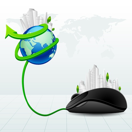 Virtual Cityのイラスト素材