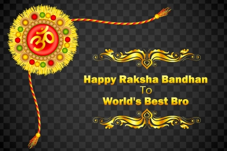 Decorated Rakhi for Raksha Bandhanのイラスト素材