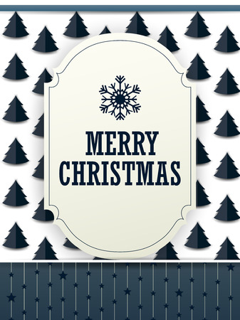 Merry Christmas and Happy New Year seasonal greetings backgroundのイラスト素材