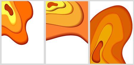 Vector design of paper cut template  for sale promotion advertisement poster bannerのイラスト素材