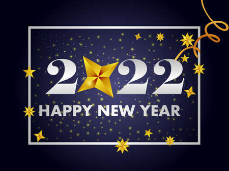 Seasons greetings background for Happy New Year 2022