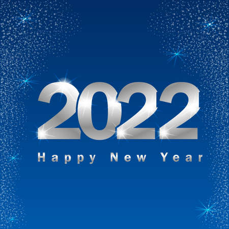 Seasons greetings background for Happy New Year 2022のイラスト素材