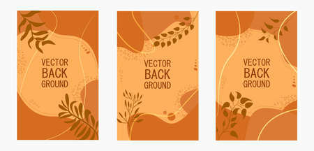 trendy abstract background template for broucher, flyer, banner advertising promotion campaignのイラスト素材