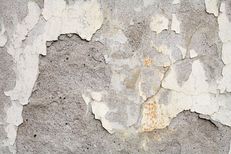 Grunge concrete background with crackled paintの写真素材