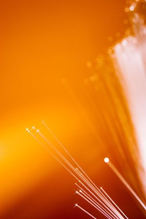 Optical fibersの写真素材