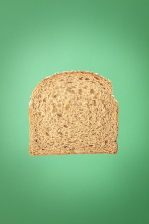 A Slice of wheat toast breadの写真素材