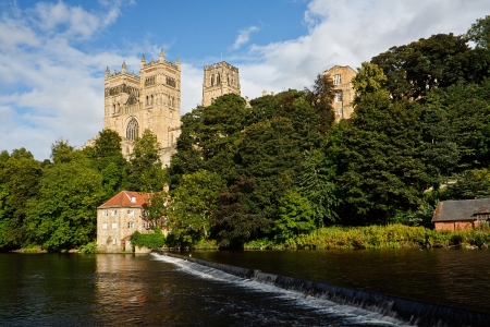 The Cathedral Church of Christ, Blessed Mary the Virgin and St Cuthbert of Durham or Durham Cathedral for short の写真素材