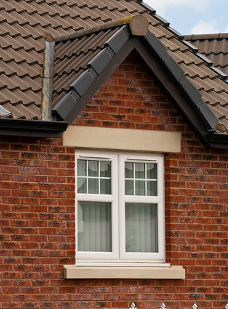 Modern UPVC Double Glazed Apex Window Unitの写真素材