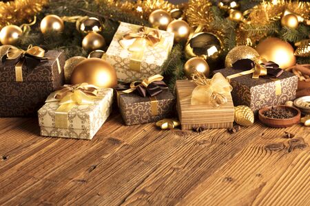 Christmas giftsの写真素材