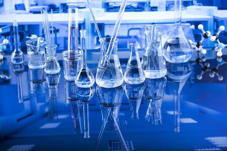 Laboratory glasswareの写真素材