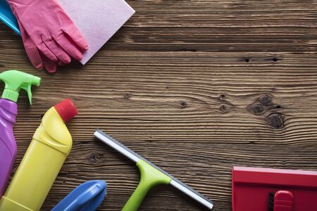 Cleaning productsの写真素材